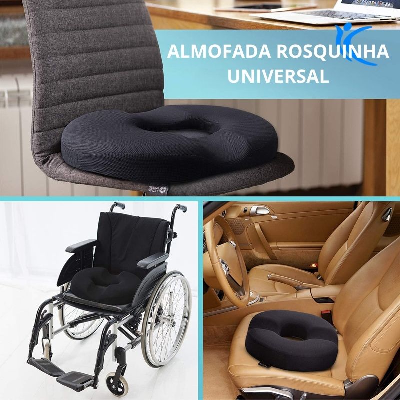 Almofada rosquinha para hemorroidas com rebaixo para alívio de dores do Cóccix - SitComfort